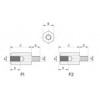 Hexagonal M/F Spacer [305] (305418059902)
